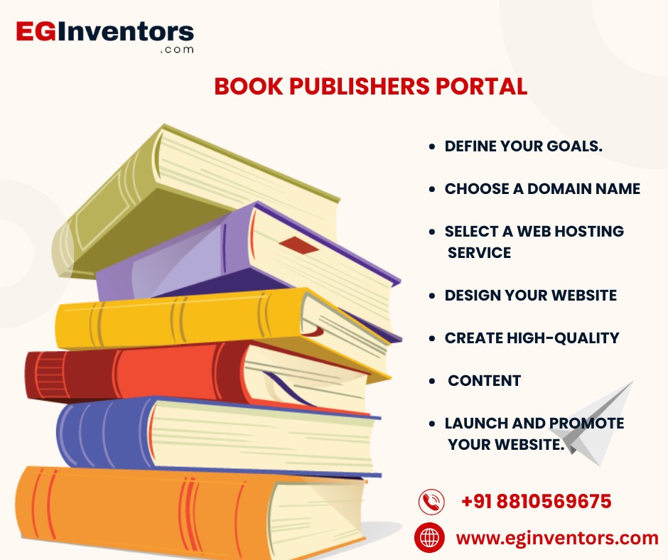 Best Book Publishers Portal Development Company in Noida
